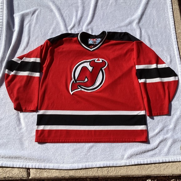 CCM Shirts Vintage 9s New Jersey Devils Ccm Canada Made Hockey